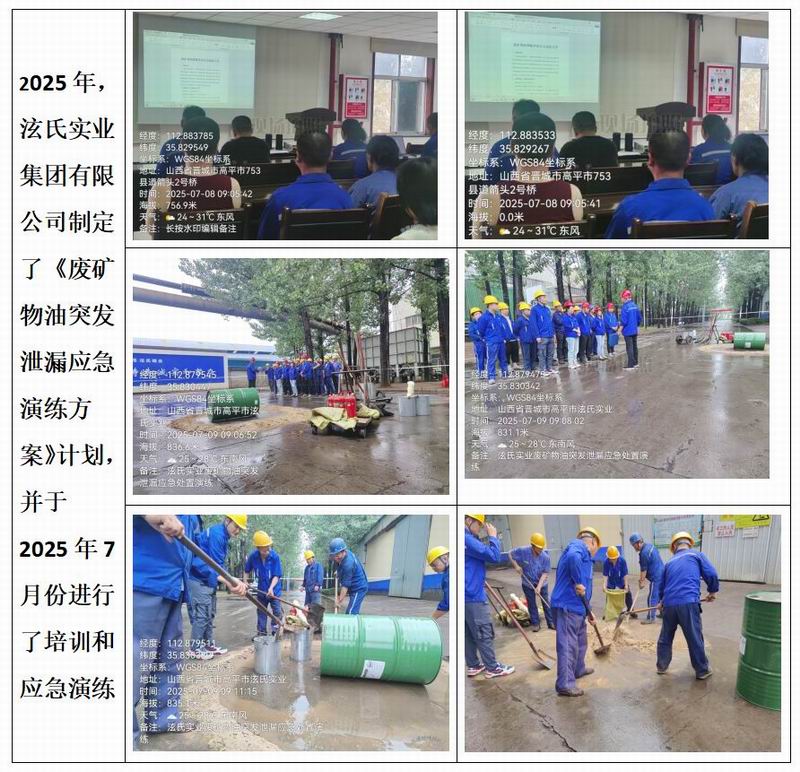 《废矿物油突发泄漏应急演练方案》